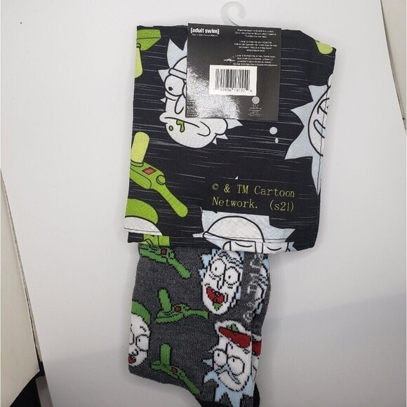 Rick and Morty crew socks with matching bandana - Picture 3 of 4